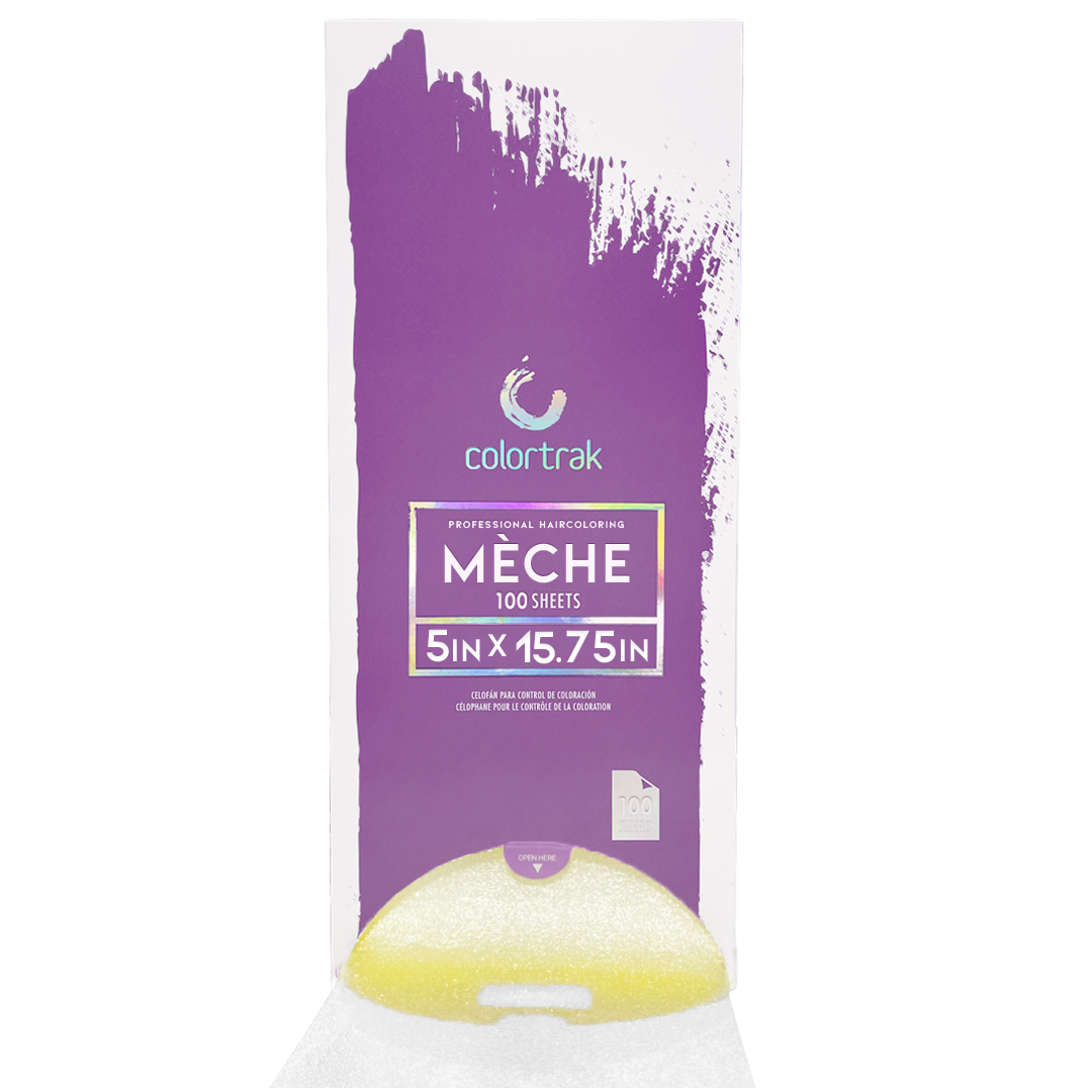 100ct Professional Haircoloring Meche | Semi-Transparent