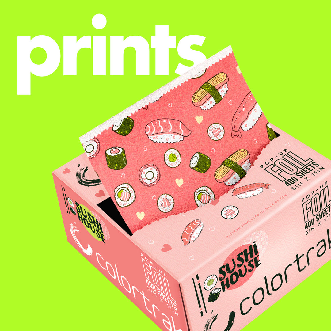 Hair Foils with Prints