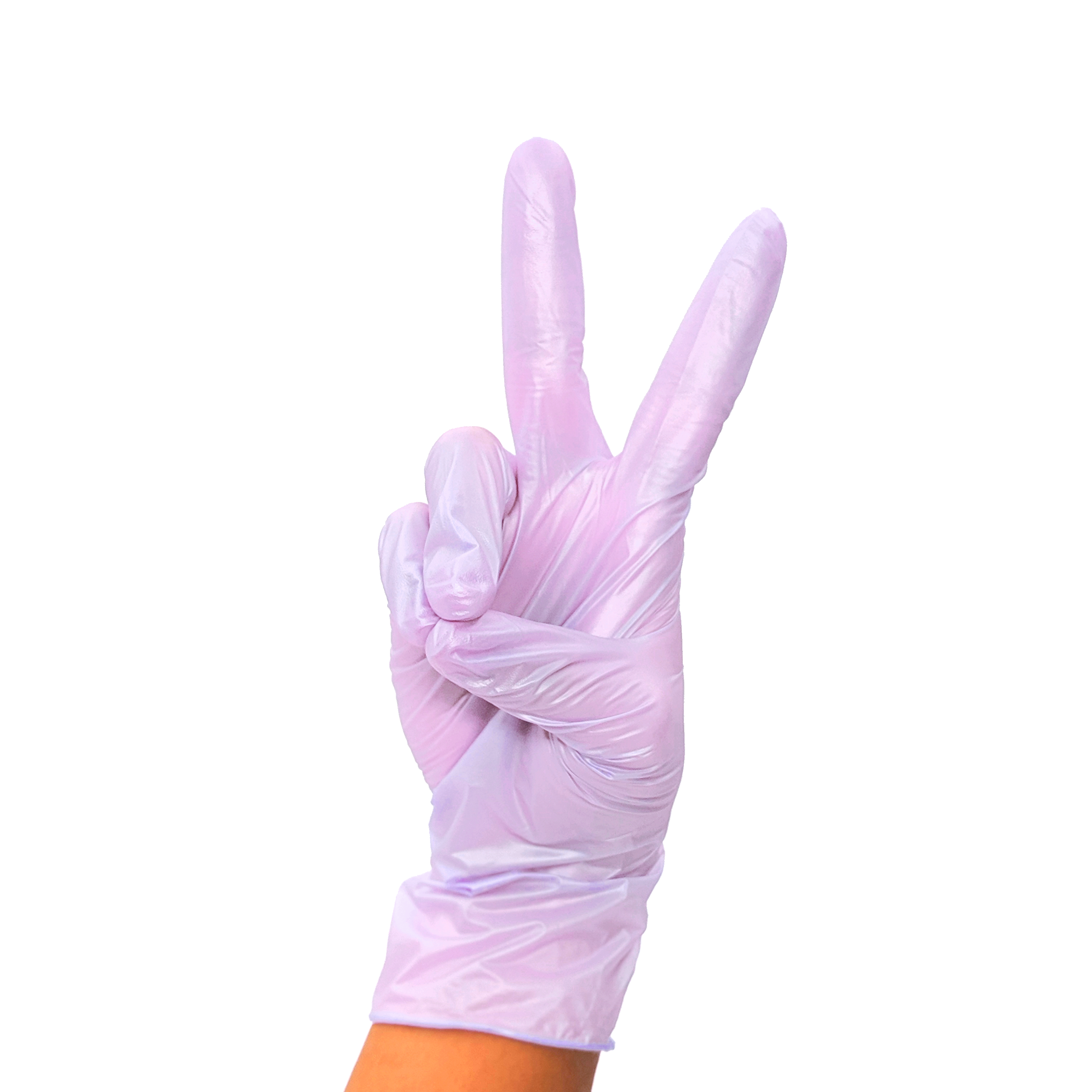 Luminous Collection Nitrile Gloves | Lilac Frost