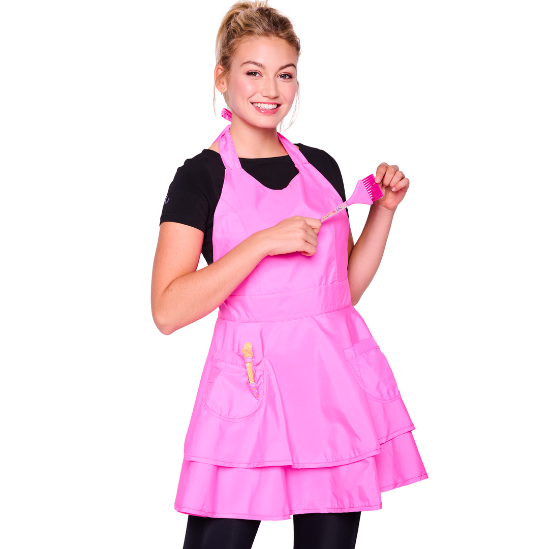 Sweet Treats Bleach Proof All Purpose Stylist Apron – Colortrak Sweet Treats Bleach Proof All Purpose Stylist Apron – Colortrak