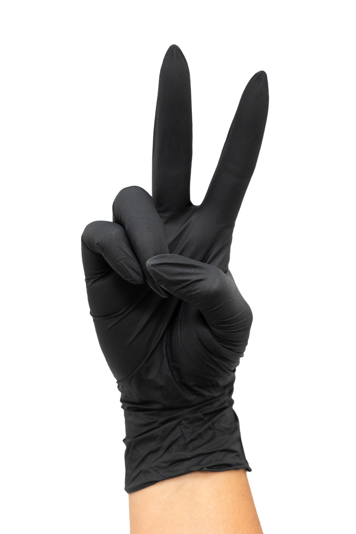 Biodegradable Black Nitrile Gloves