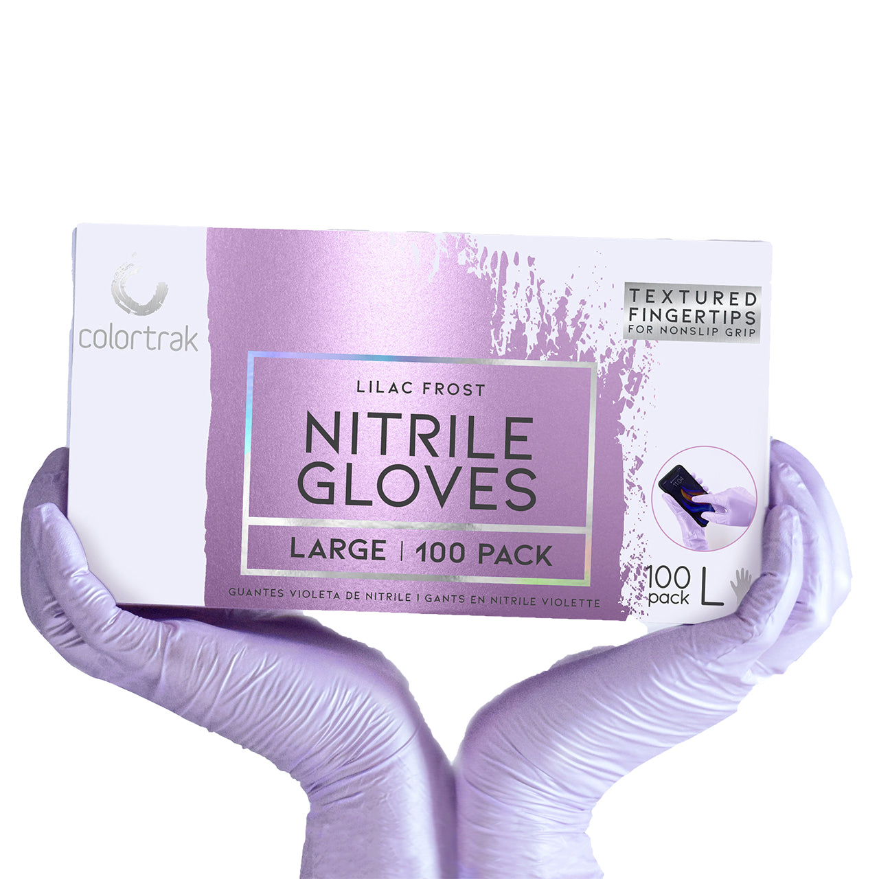 Luminous Collection Nitrile Gloves | Lilac Frost