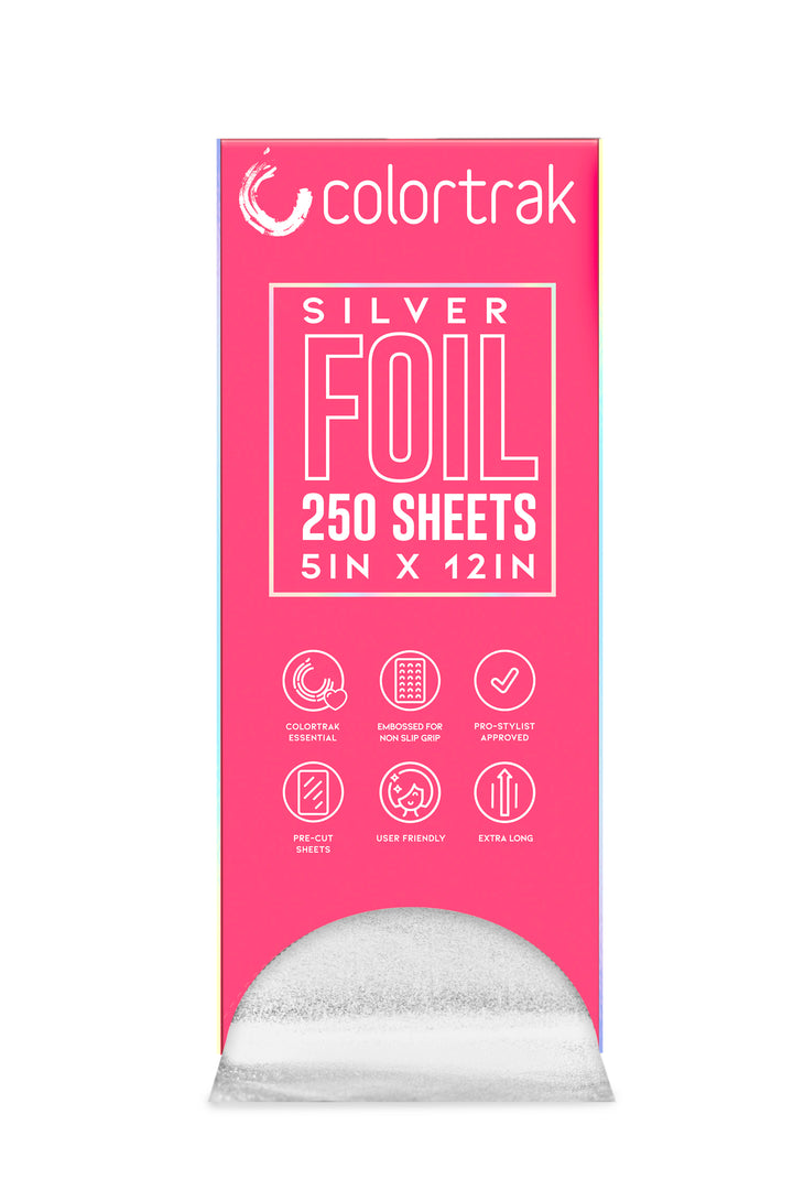 Pink flat sheet package, [NUMBER] sheets, with silver foil sheets sliding out of the bottom