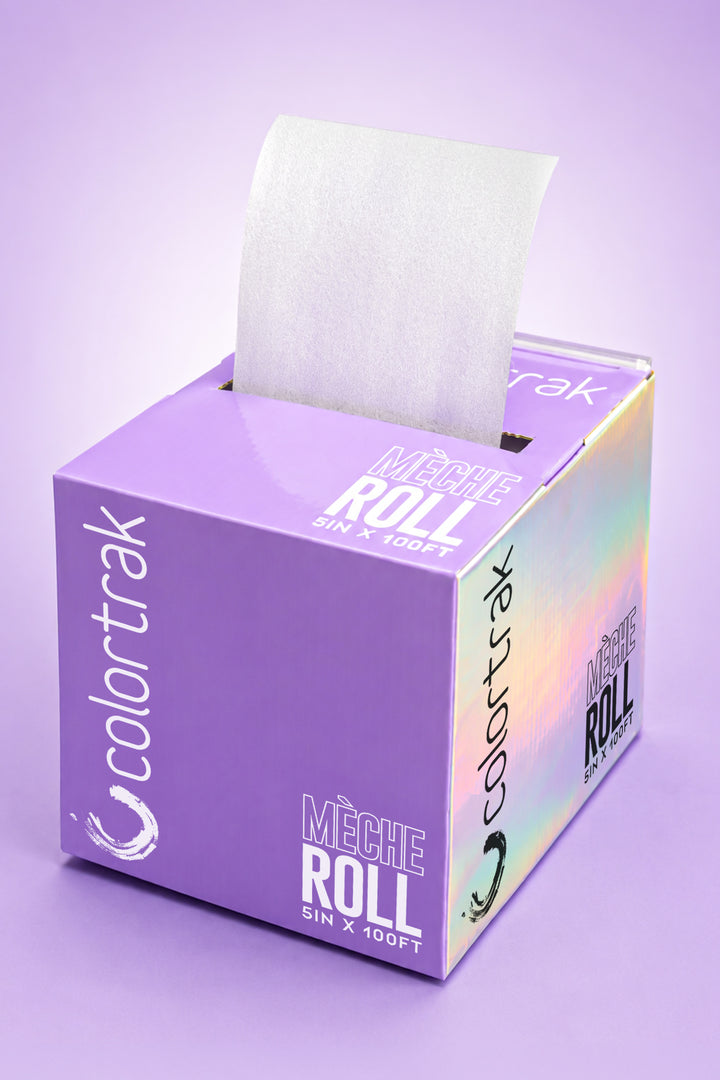 Semi-Transparent Professional Haircoloring Meche Roll