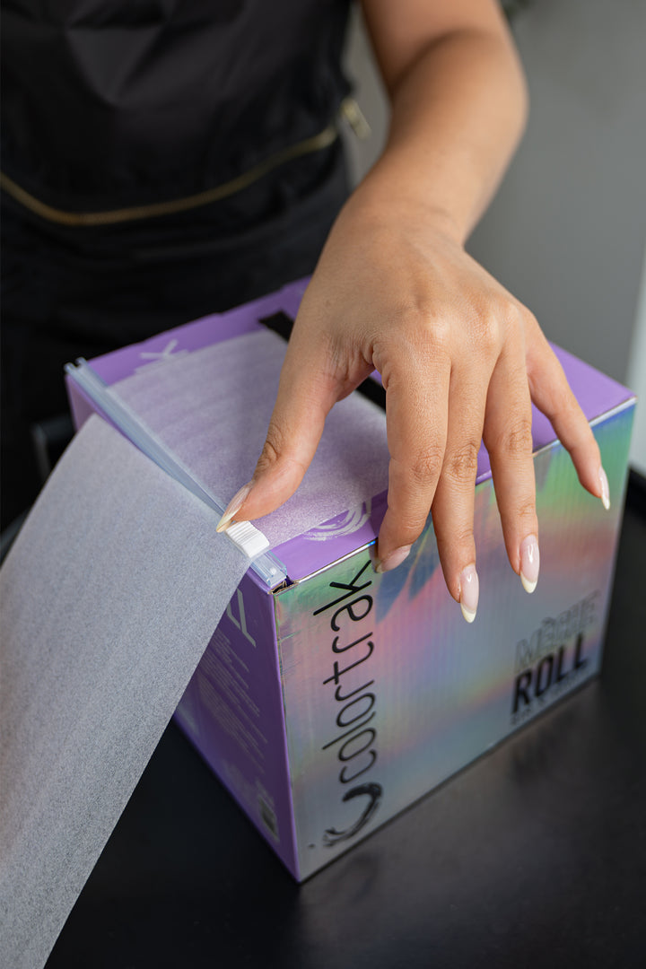 Semi-Transparent Professional Haircoloring Meche Roll