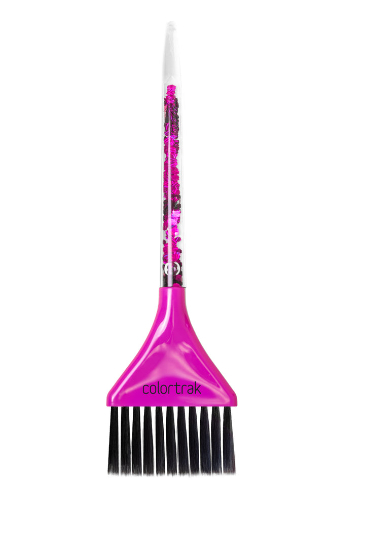 Gradient Glitter Feather Bristle Brush