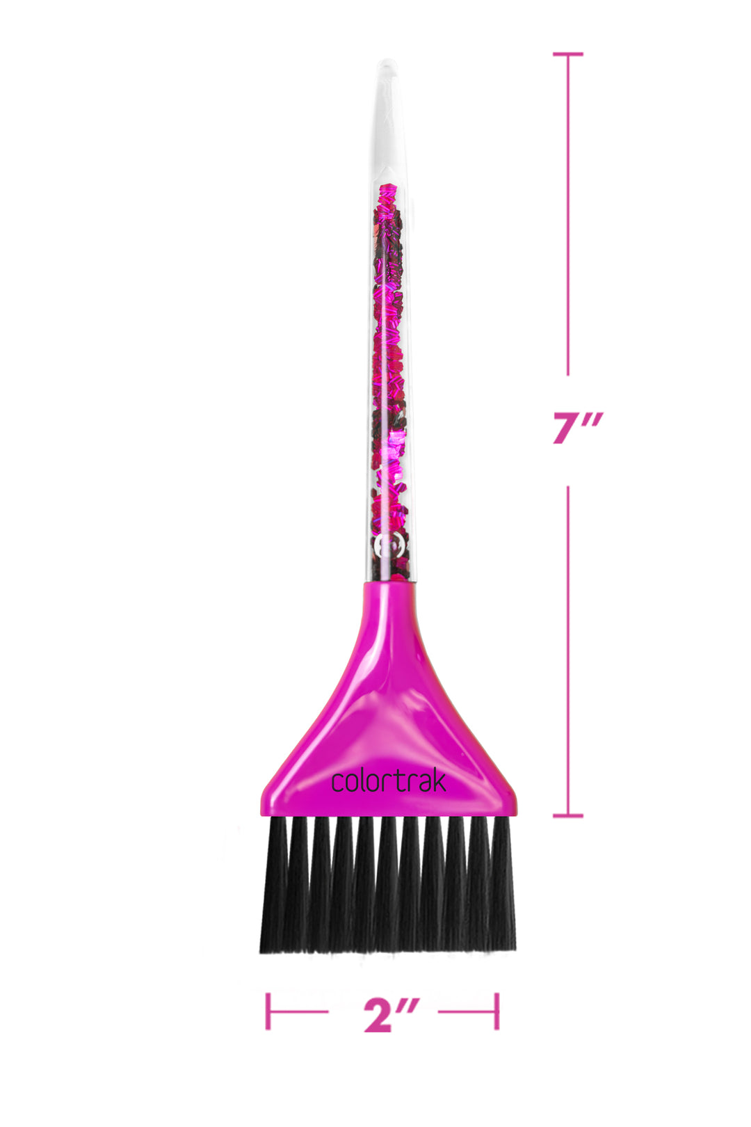 Gradient Glitter Feather Bristle Brush