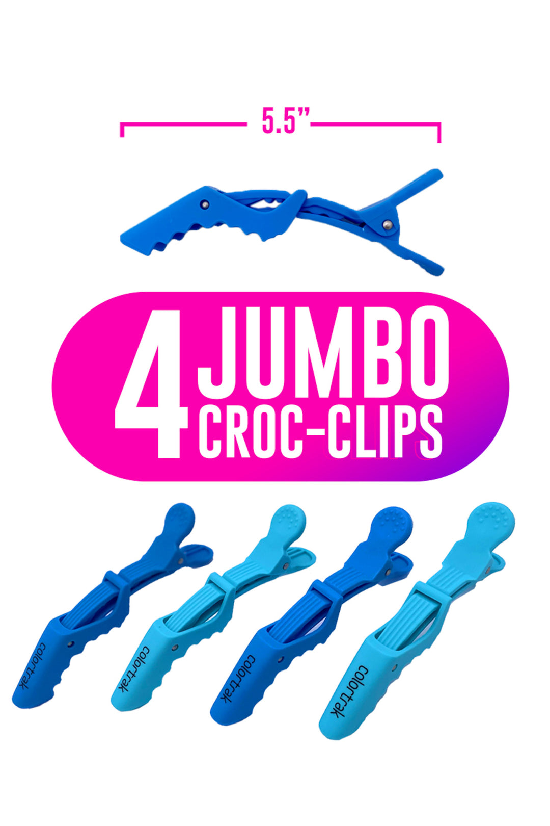 Bucket Rubberized Croc Clips