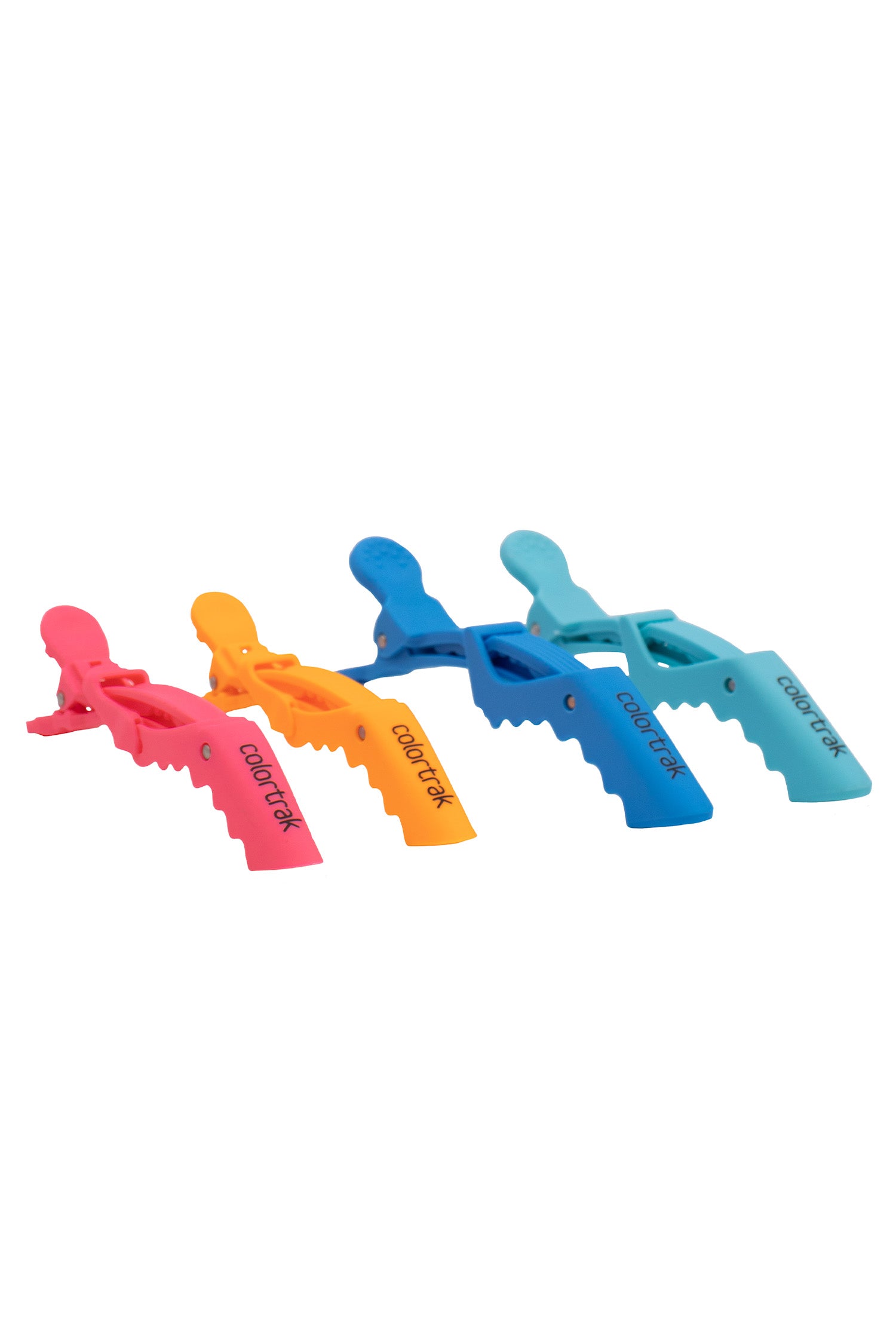 Rubberized Croc Clips Bucket, Styling Hair Clips, Stain-resistant