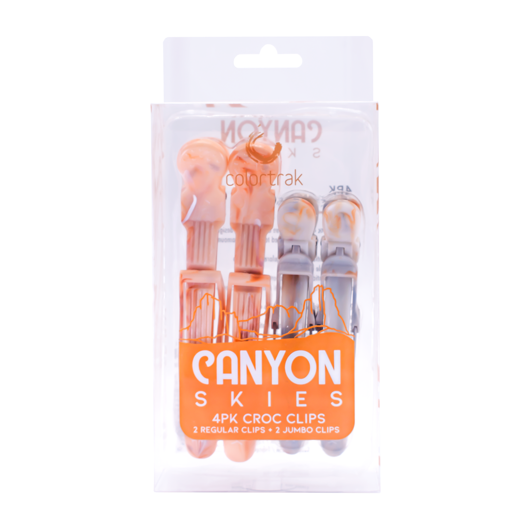 4pk Canyon Skies Croc Clips