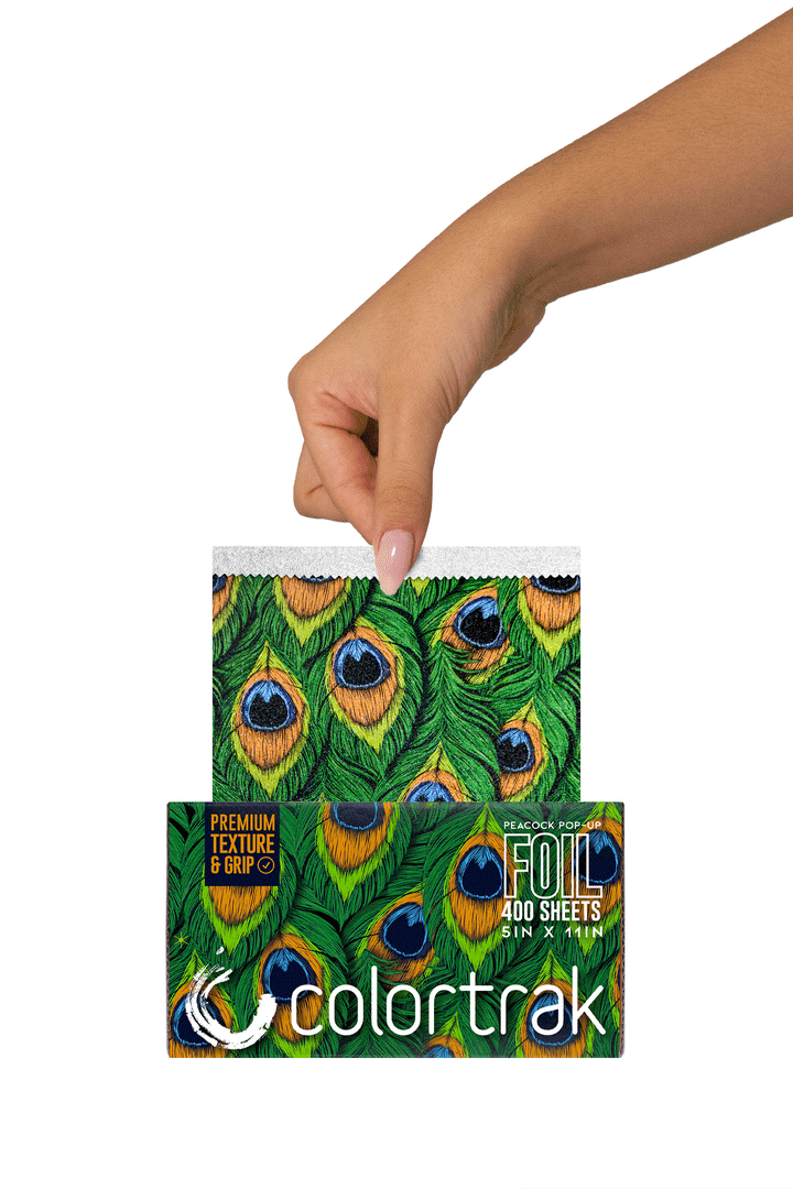 Peacock Pop-Up Hair Foil