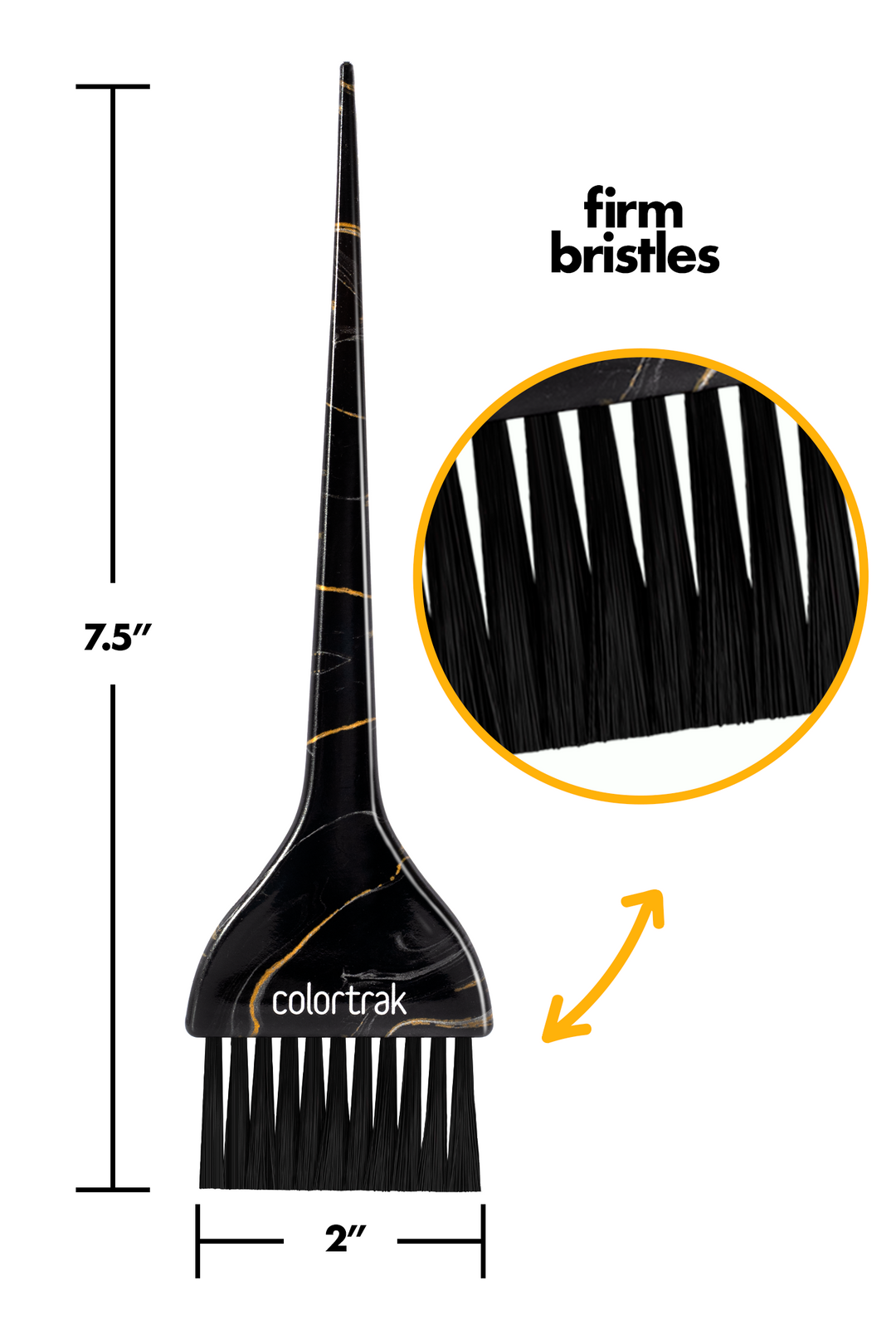 Midnight Lux Firm Bristle Brushes
