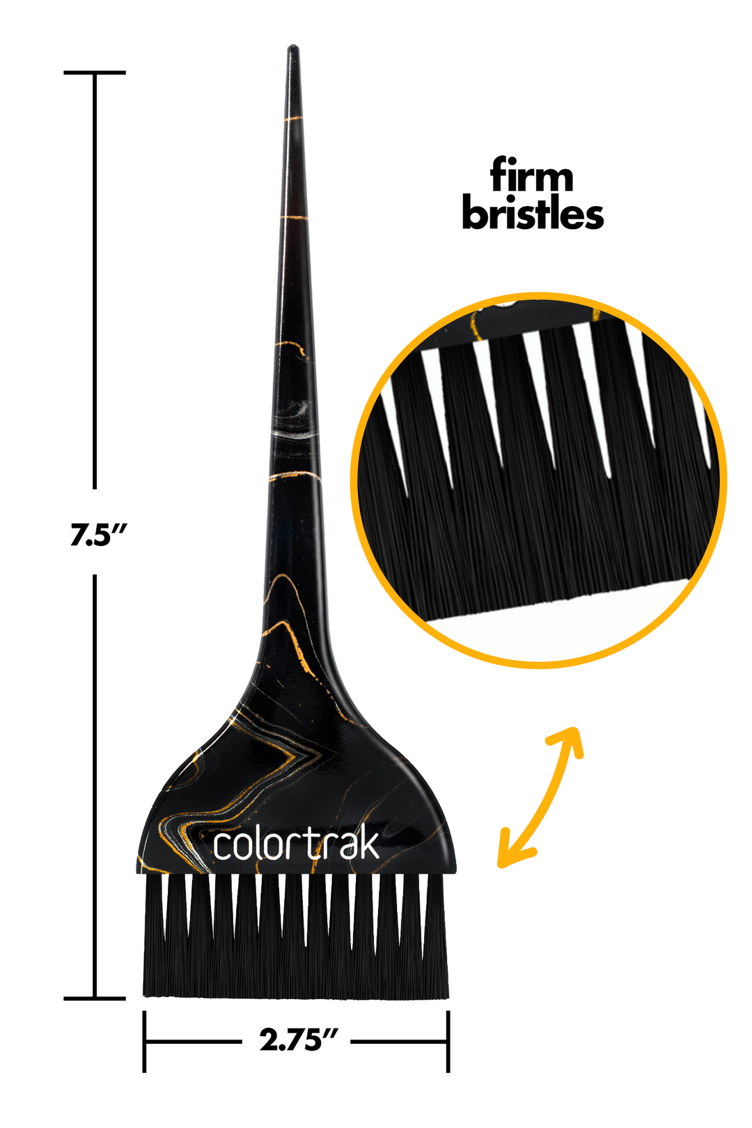 Midnight Lux Firm Bristle Brushes
