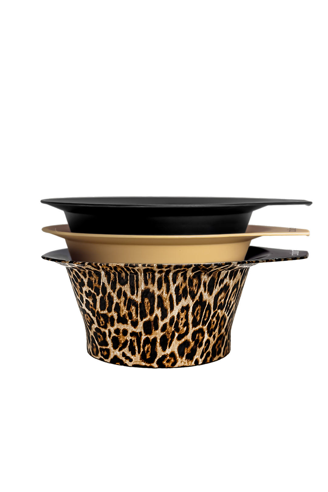 Leopard Color Bowls Triple Mixing Set