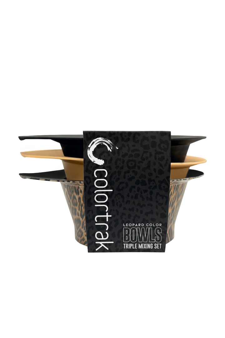 Leopard Color Bowls Triple Mixing Set