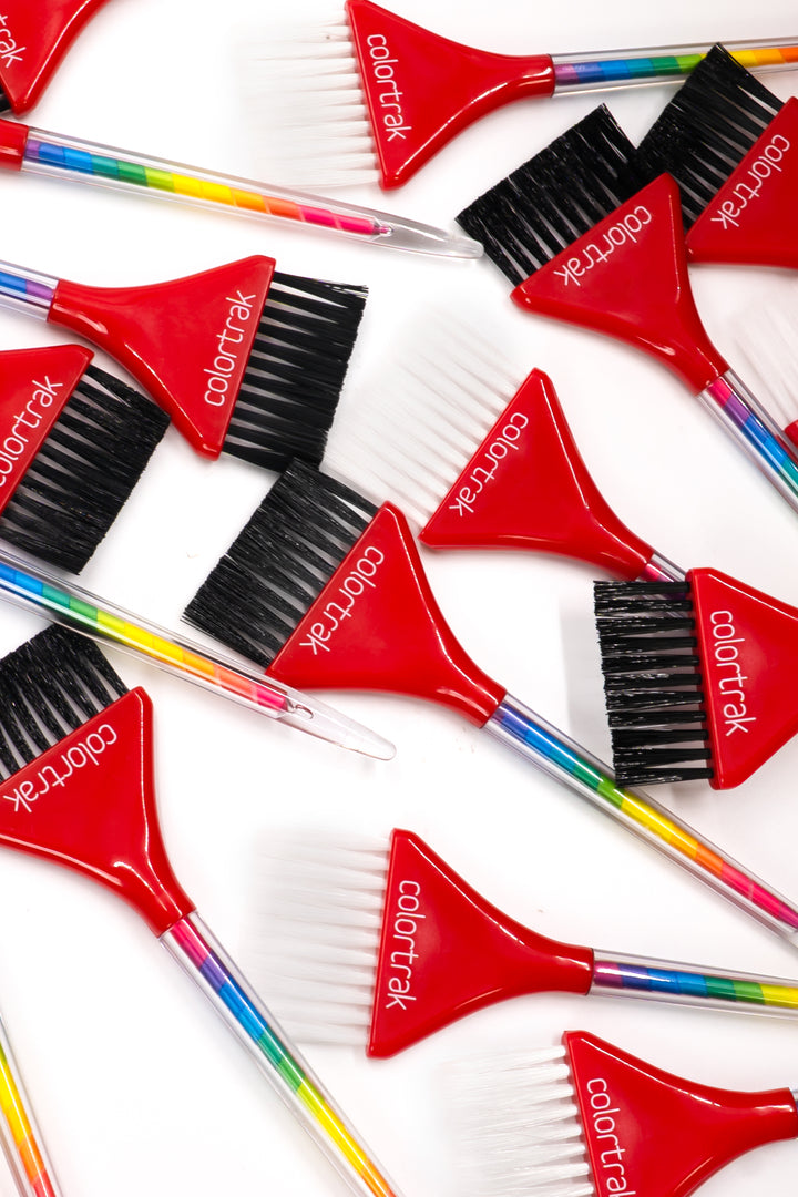 Ribbon Firm and Feather Bristle Brushes Canister