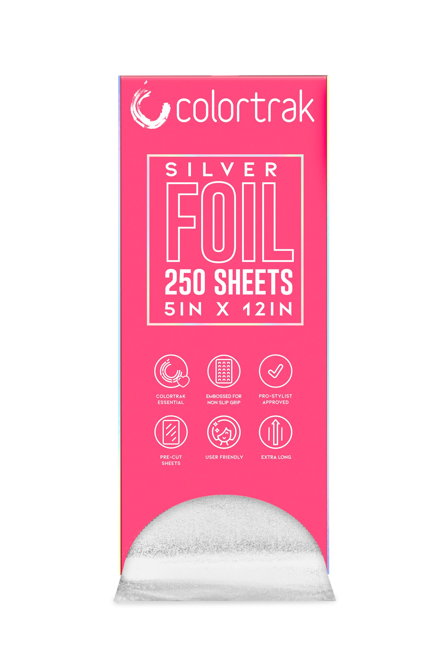 Embossed Hair Coloring Foil Silver – Colortrak