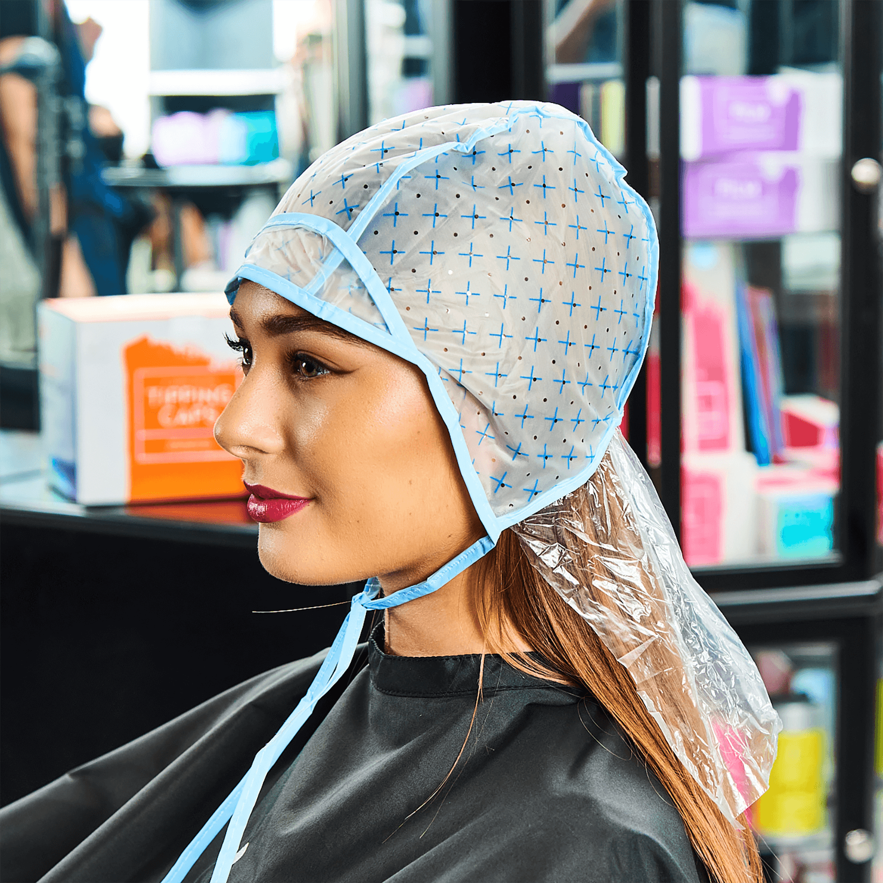 Hair tipping shop cap