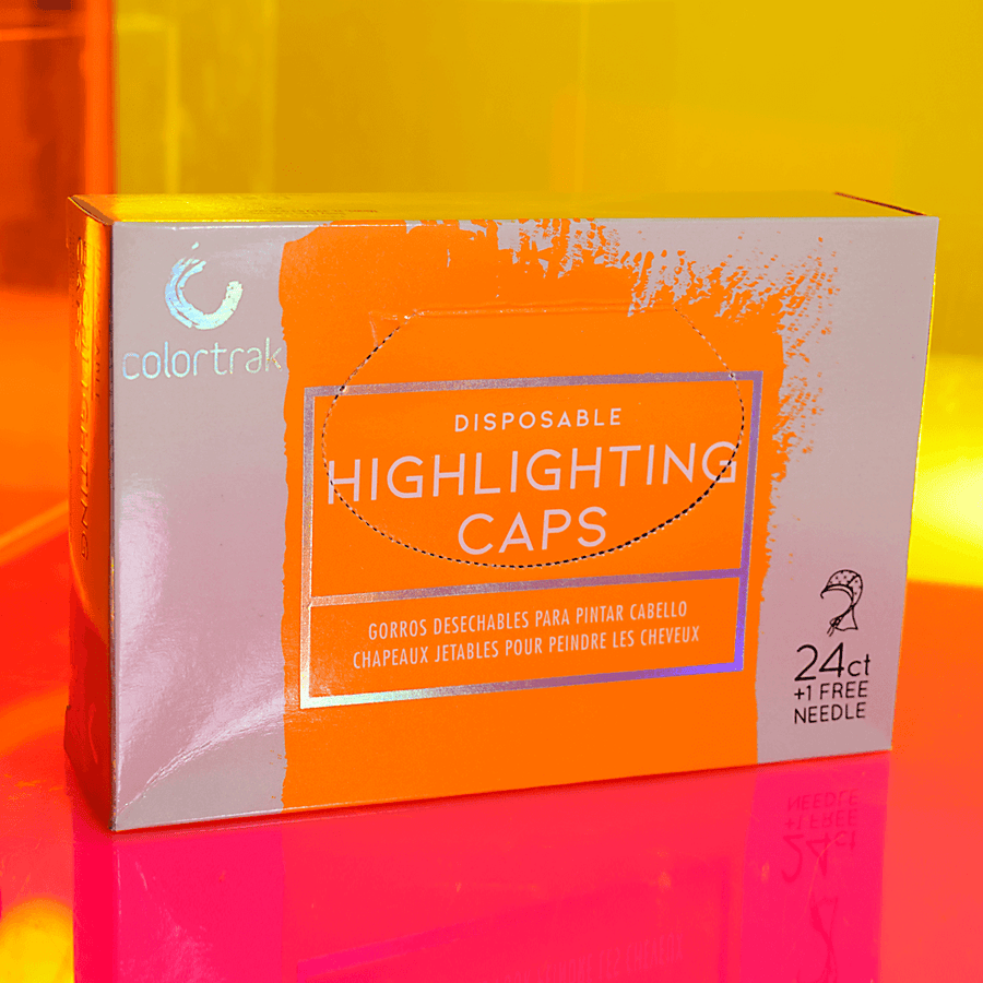 Disposable Highlighting Caps 24ct, One Free Highlighting Needle Colortrak