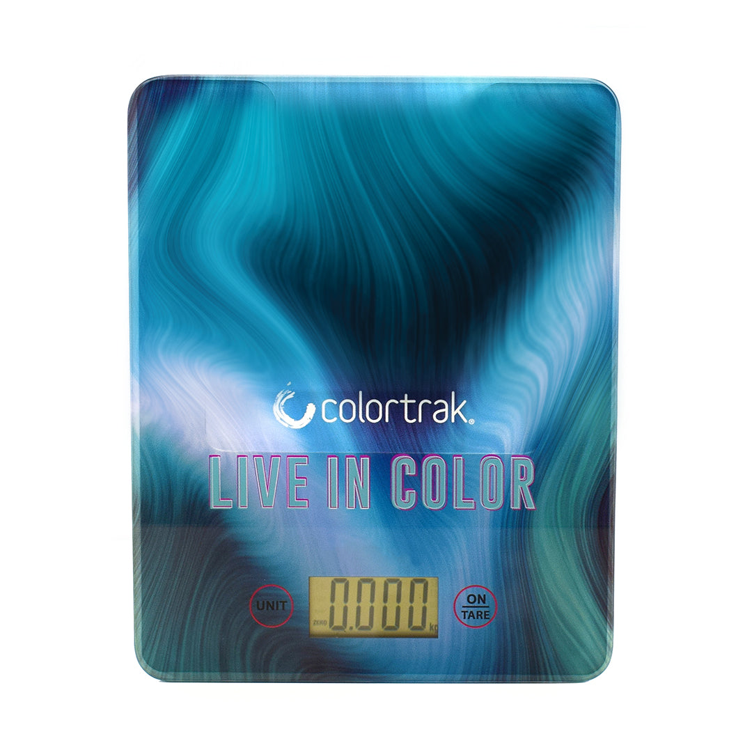 Live in Color Digital Scale 11 lb, Tempered Glass, 8