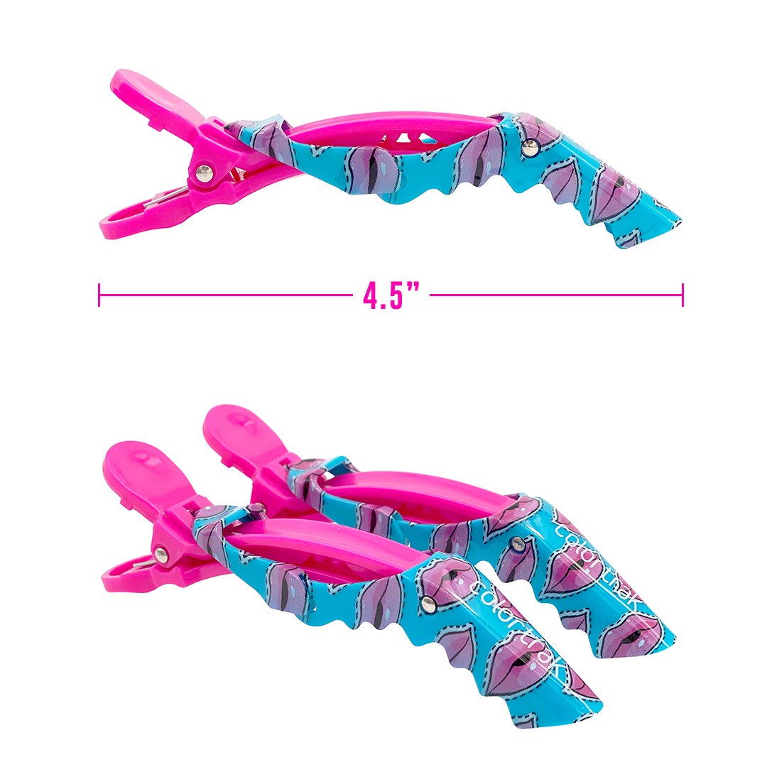 4Pk Pop Kiss Croc Clips