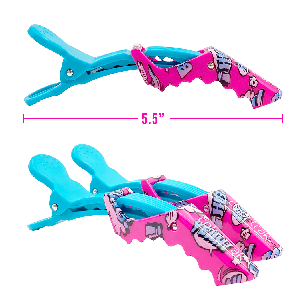 4Pk Pop Kiss Croc Clips