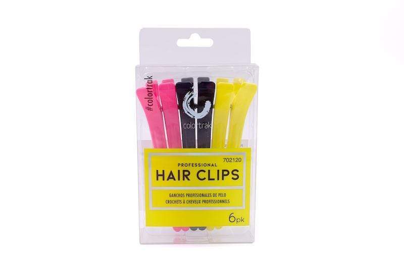 Colortrak Professional Hair Clips 6PK | Hair Stylist Supply Clips
