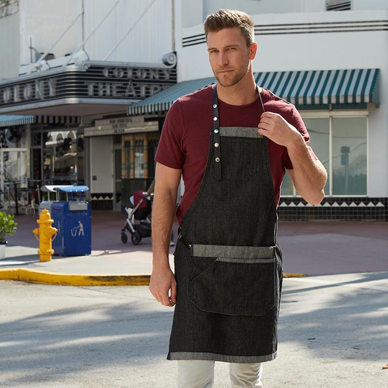 Colortrak apron The Lincoln Black Denim Apron